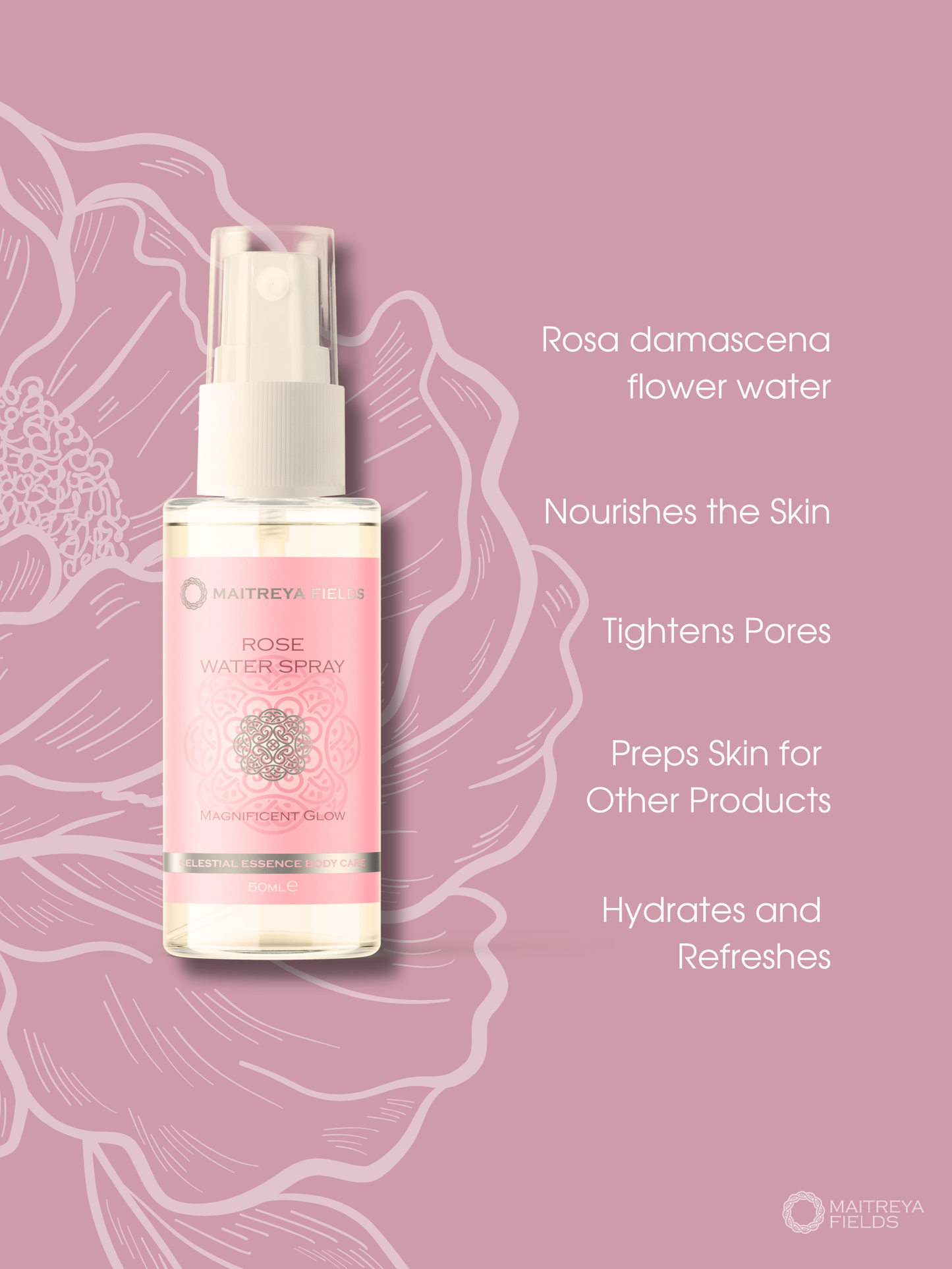 Rose Water Spray-Magnificent Glow