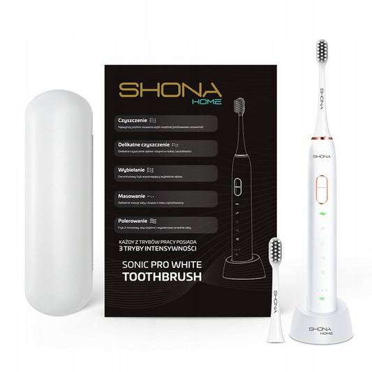 Elektrický zubní kartáček Shona Pro White SH072090 (SONIC PRO WHITE)