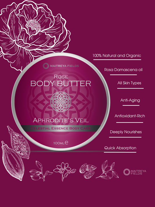 Whipped Raw Rose Body Butter-Aphrodite's Veil